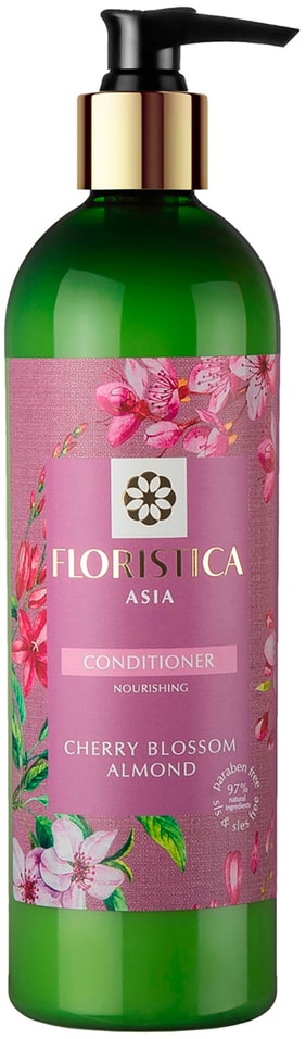 Кондиционер для всех волос Floristica Азия вишневый цвет миндаль 345мл