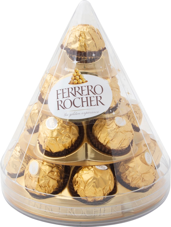 Конфеты Ferrero Rocher хрустящие из молочного шоколада 212.5г