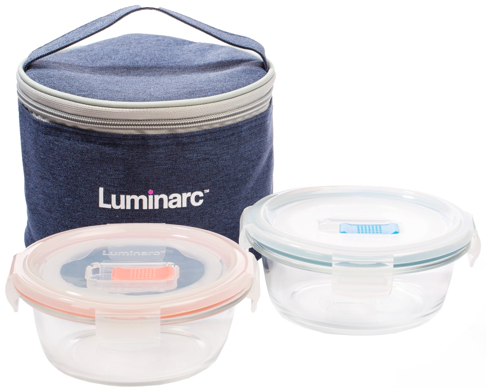 Набор контейнеров Luminarc Purebox 420мл*2шт + термосумка