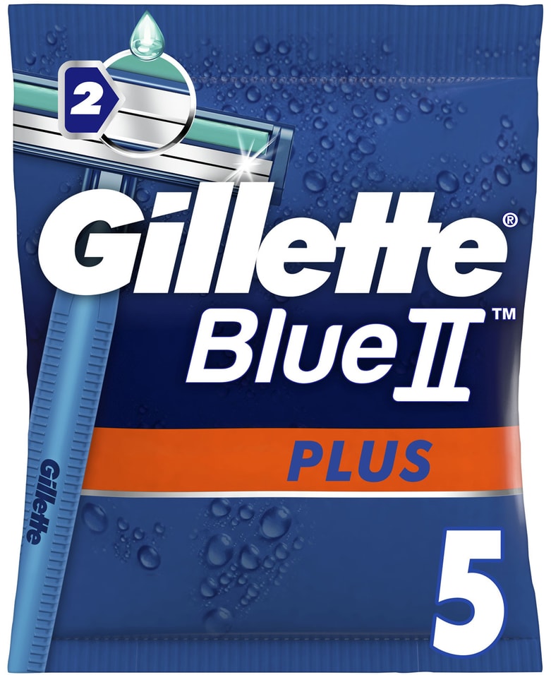 Отзывы о Бритве Gillette Blue II Plus одноразовой 5шт