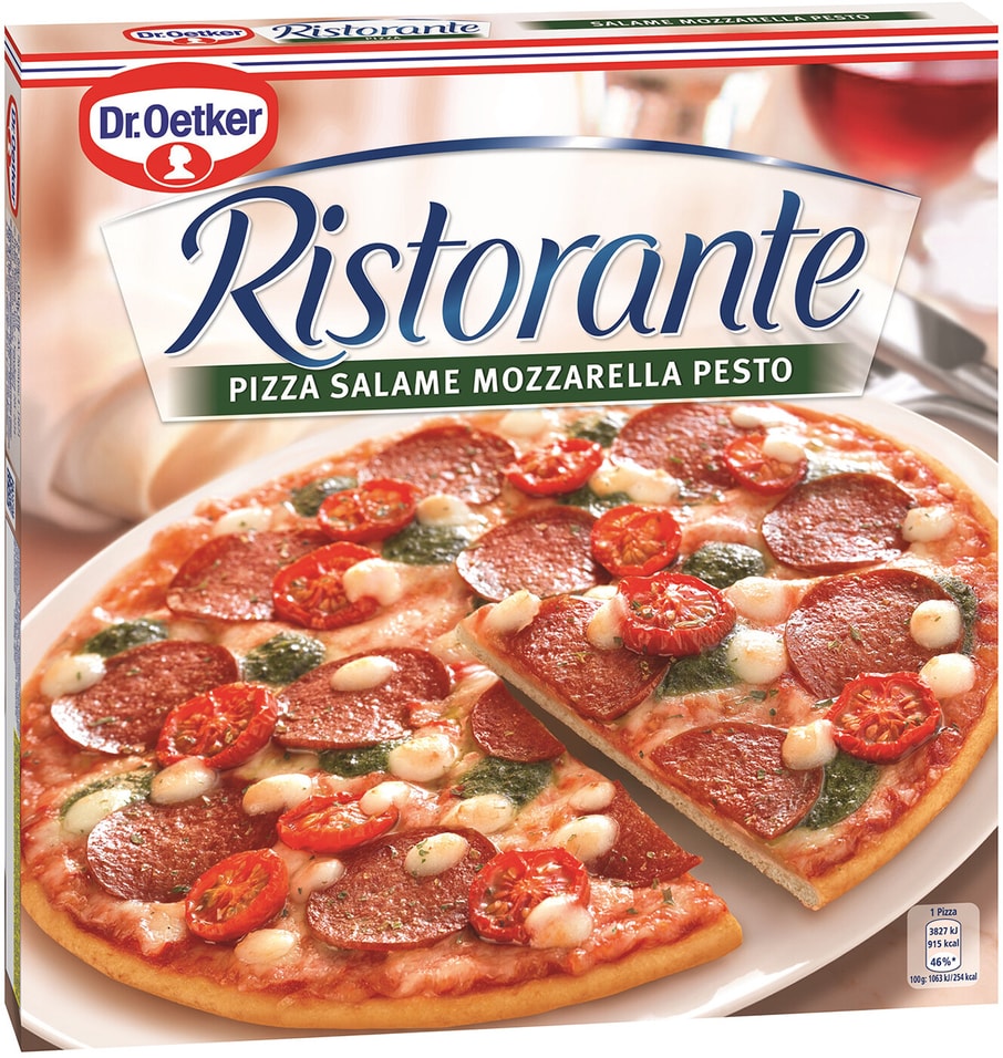 Отзывы о Пицце Dr.Oetker Ristorante Салями Моцарелла Песто 360г