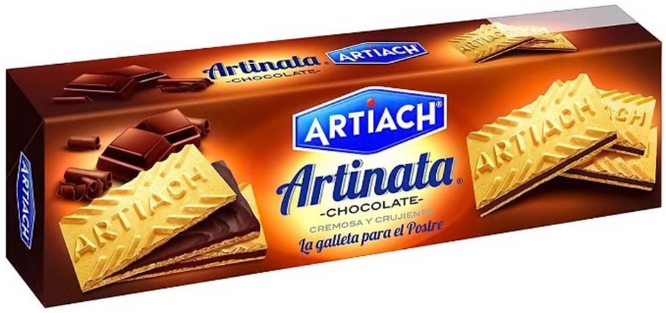 Вафли Artinata с начинкой с шоколадным вкусом 210г