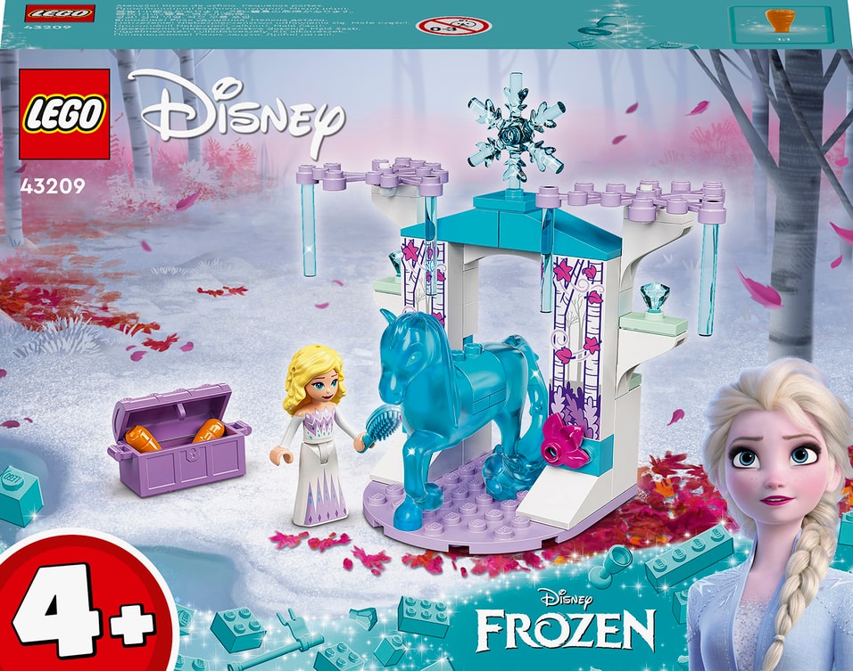 Конструктор LEGO Disney Princess 43209 Ледяная конюшня Эльзы и Нокка