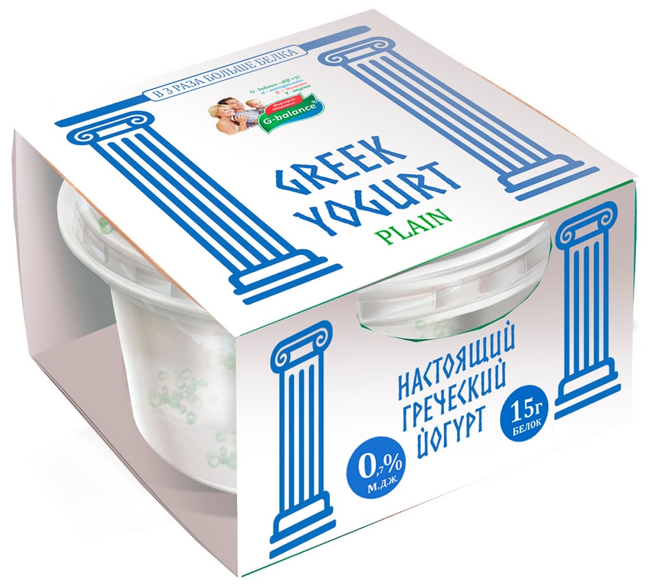Йогурт G-balance Греческий 0.7% 170г