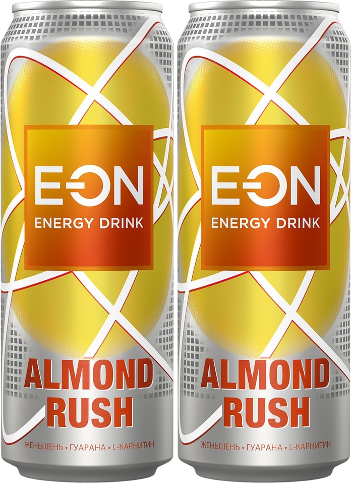 Напиток E-ON Almond Rush энергетический 450мл