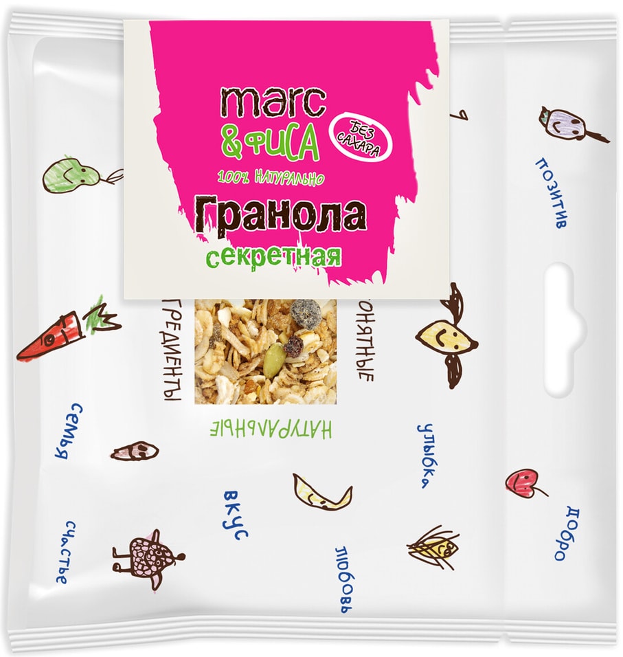 Гранола Marc&Фиса Секретная с протеином 50г