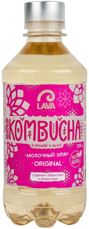 Напиток Lava SF Kombucha Молочный улун Original 330мл