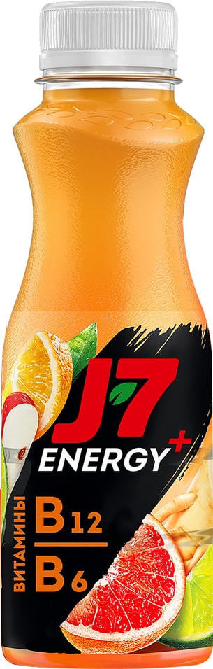 Напиток J7 Energy Сокосодержащий цитрусовый микс 300мл