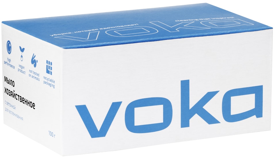 Мыло Voka хозяйственное 100г - Vprok.ru Перекрёсток