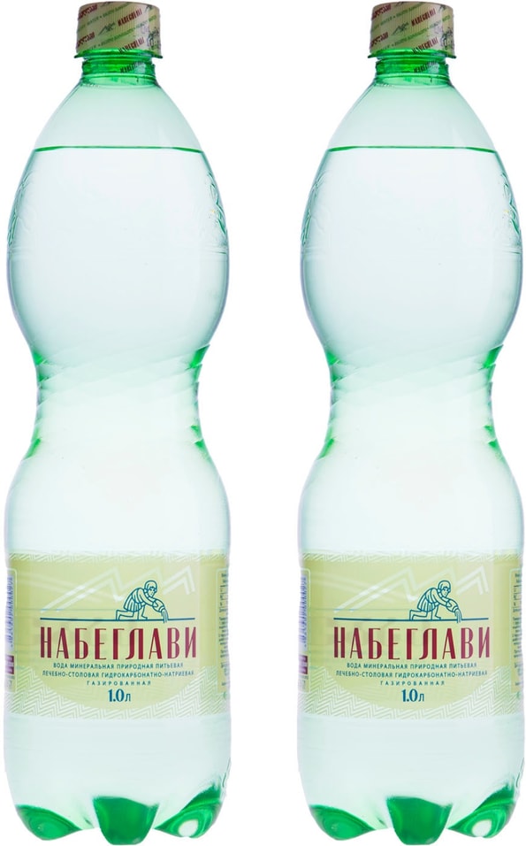 Вода Набеглави минеральная природная лечебно-столовая газированная 1л