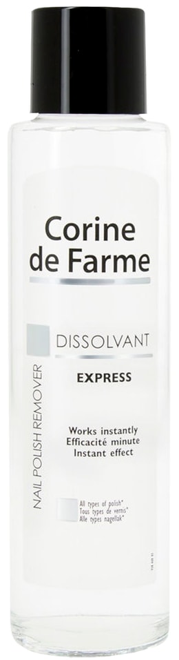 Жидкость Corine de Farme для снятия лака с ногтей 200мл
