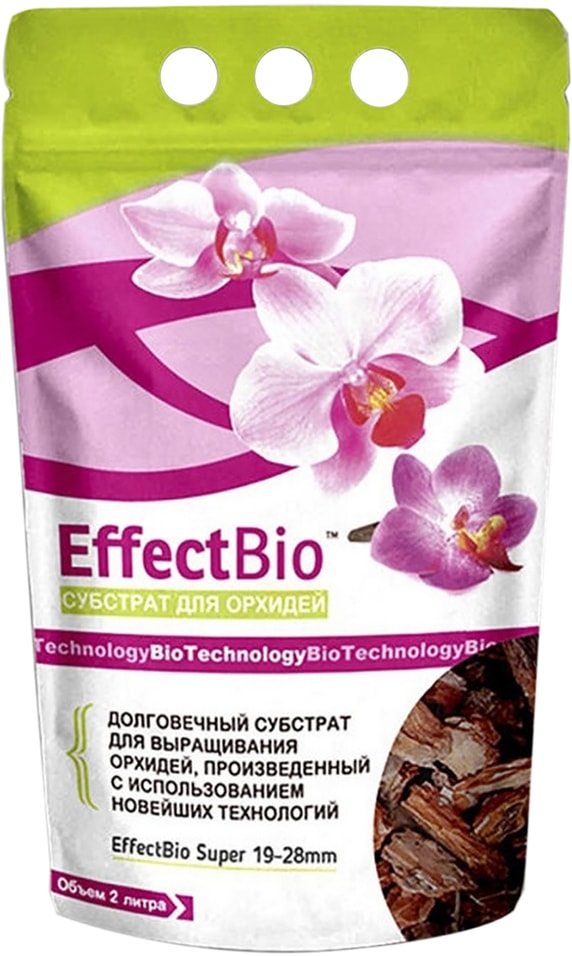 Субстрат EffectBio Super для Орхидей 19-28мм 2л
