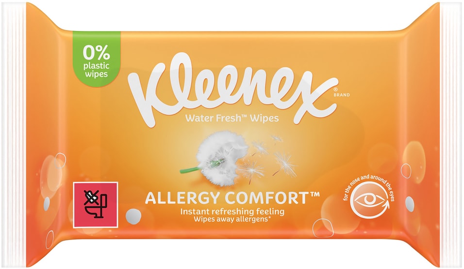 Салфетки влажные Kleenex Allergy Comfort 40 шт