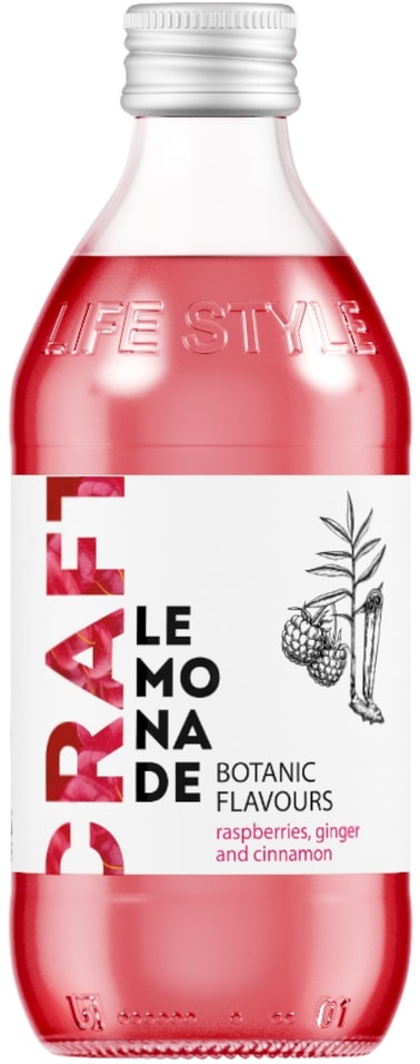 Напиток StarBar Craft со вкусом Малины Имбиря и Корицы 330мл 100₽