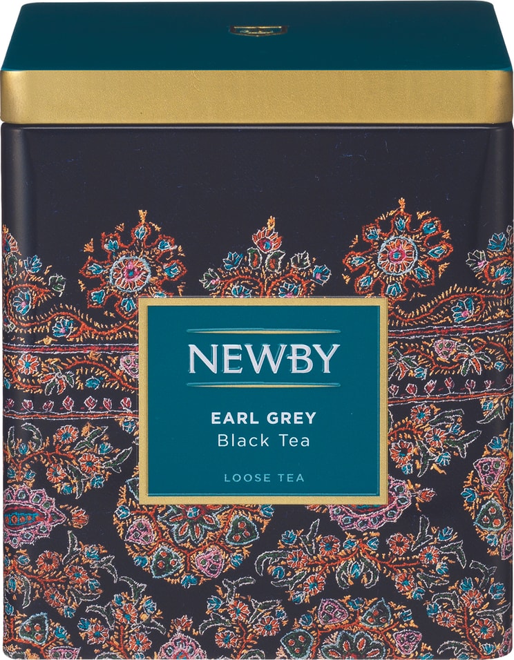 Чай черный Newby Эрл Грей 125г