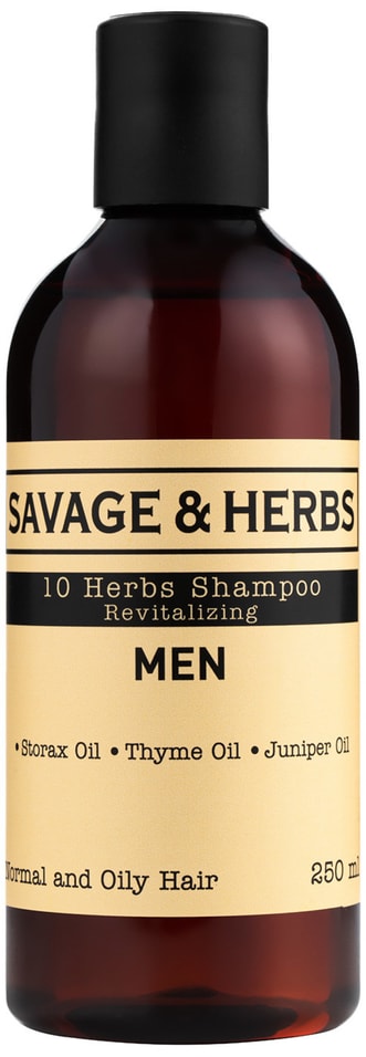 Отзывы о Шампуни для волос Savage&Herbs с 10 травами восстанавливающий для всех типов волос 250мл
