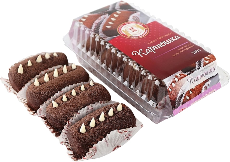 Набор пирожных Север-Метрополь Картошка 320гс доставкой!