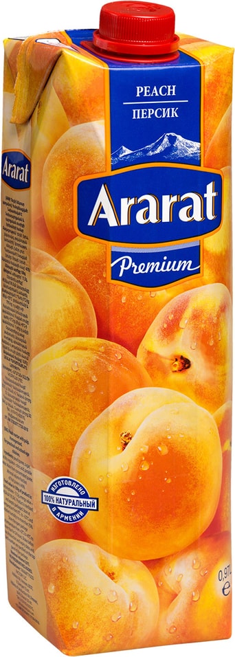 Нектар Ararat Premium Персик с мякотью 970млс доставкой!