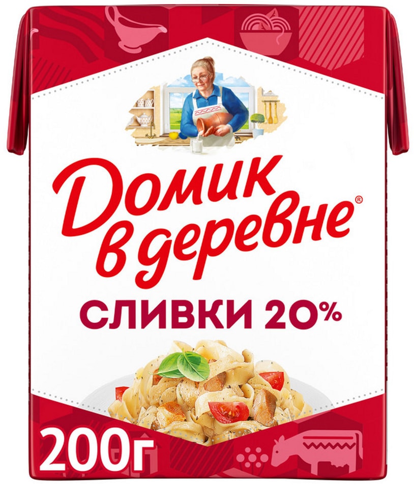Сливки Домик в деревне 20 200г - Vprokru Перекрёсток 119₽