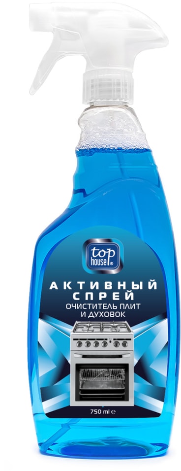 Средство чистящее Top house для плит духовок и СВЧ-печей 750мл от Vprok.ru
