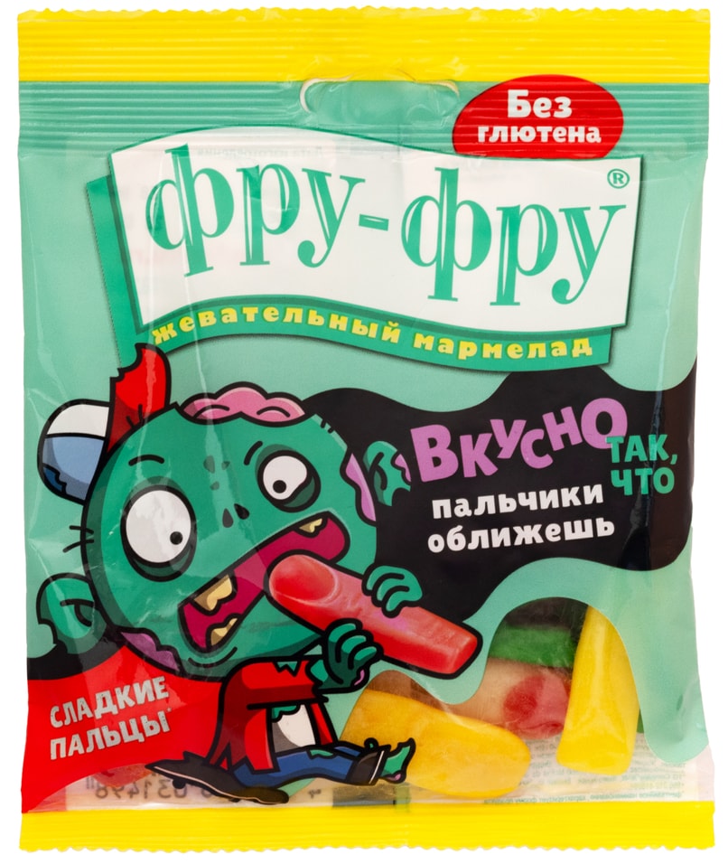 Мармелад Фру-Фру Пальцы 80г - Vprok.ru Перекрёсток