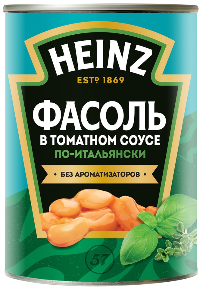 Фасоль Heinz белая в томатном соусе по-итальянски 400г 139₽