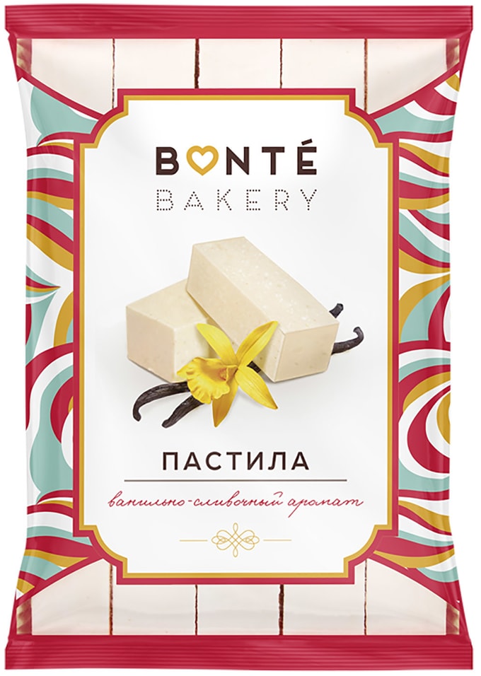 Пастила Bonte Bakery Ванильно-сливочный аромат 220г от Vprok.ru