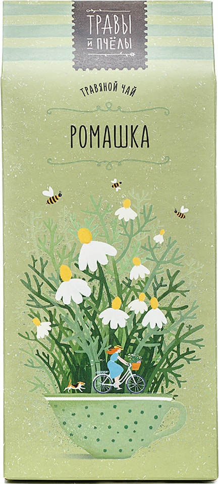 Напиток чайный Травы и пчелы Ромашка 40г от Vprok.ru