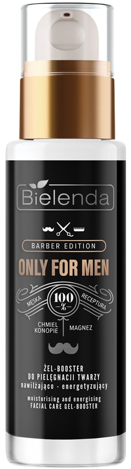 Гель-бустер для лица Bielenda Only for men Barber edition 30мл