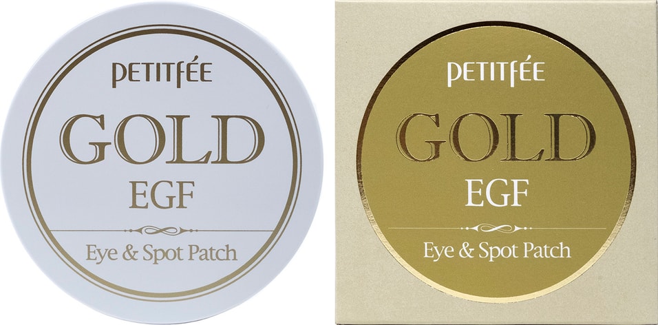 Патчи для области вокруг глаз и для точечного использования Petitfee с золотом и EGF 60шт+30шт