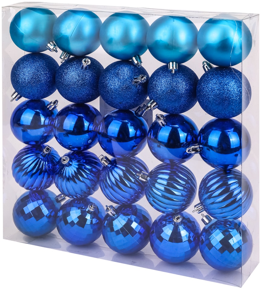 Набор елочных шаров Miland Мечта 25шт*6смс доставкой!