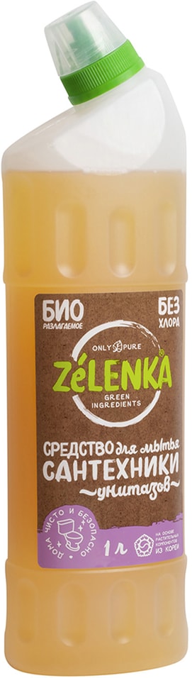 Чистящее средство Zelenka Для унитаза 1л