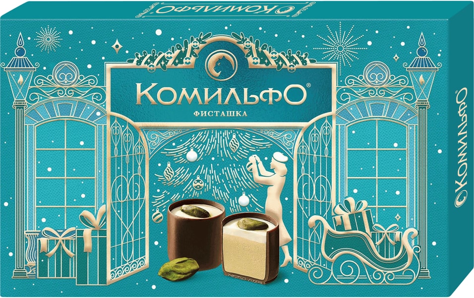 Конфеты Комильфо шоколадные Фисташка 116г в ассортименте 419₽