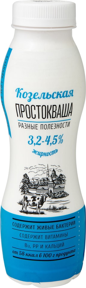 Простокваша Козельская 32-45 290г 60₽