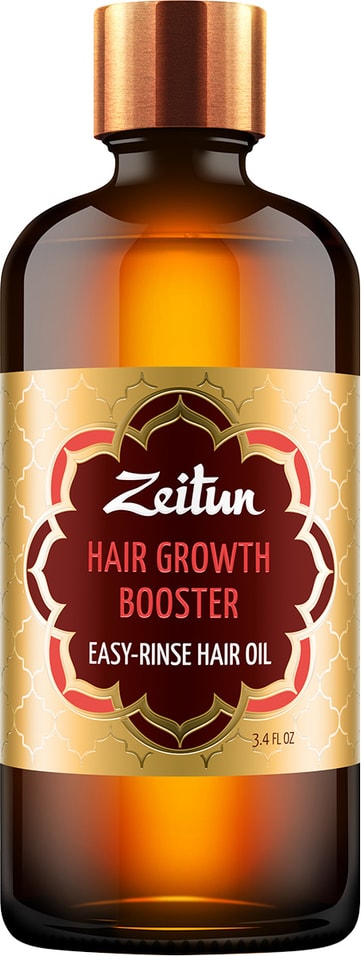 Масло для волос Zeitun Активатор роста волос легкосмываемое с амлой и маслом бей 100мл