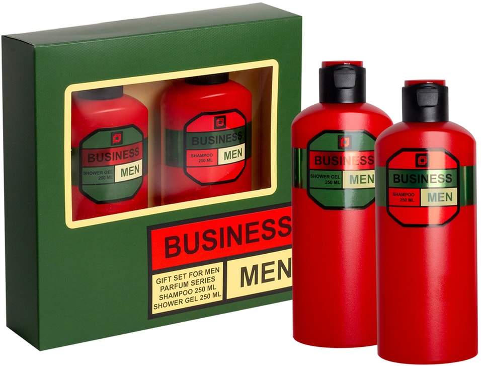 Подарочный набор Фестива Business men мужской Гель для душа 250мл +Шампунь 250мл от Vprok.ru