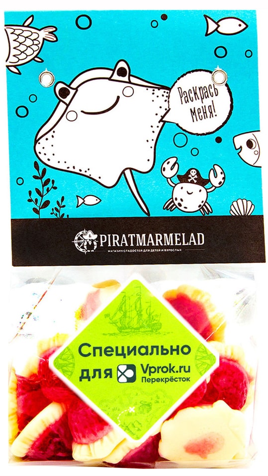 Мармелад Pirat Marmelad Клубника со сливками 200г 170₽