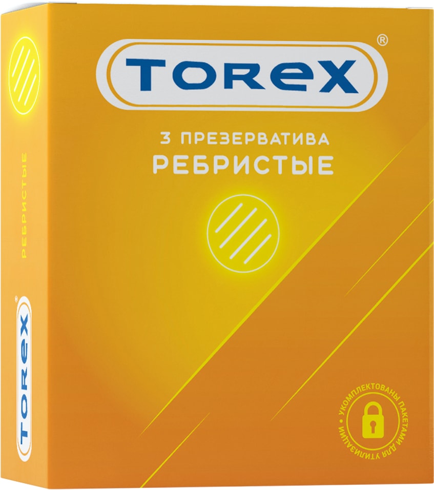 Презервативы Torex ребристые 3шт