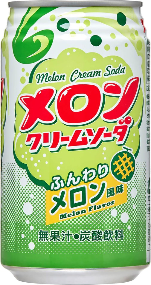 Напиток Tominaga Kobe kyoryuchi melon cream soda 350мл