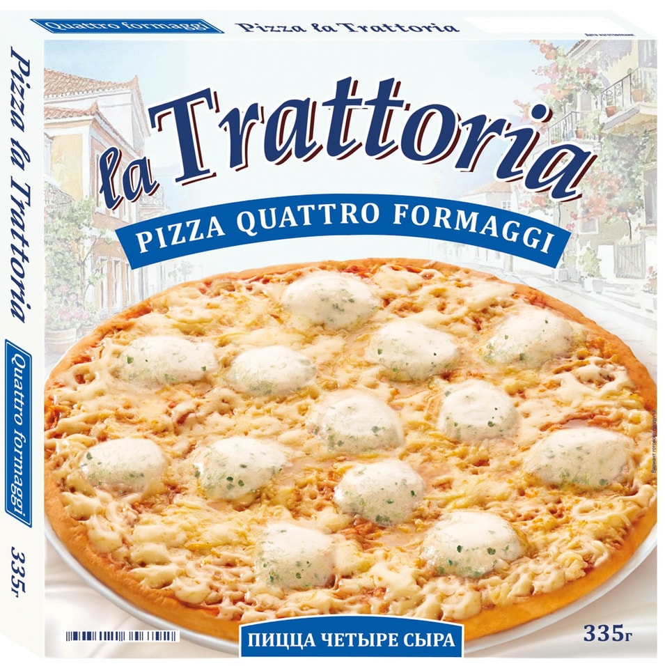Отзывы о Пицце La Trattoria 4 сыра 335г