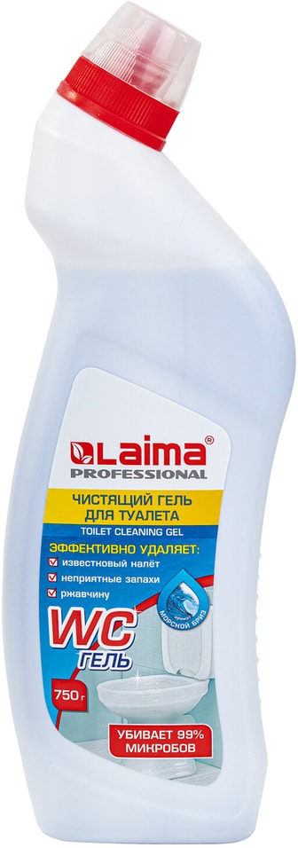 Чистящее средство для туалета Laima Professional кислотное Морской бриз 750г