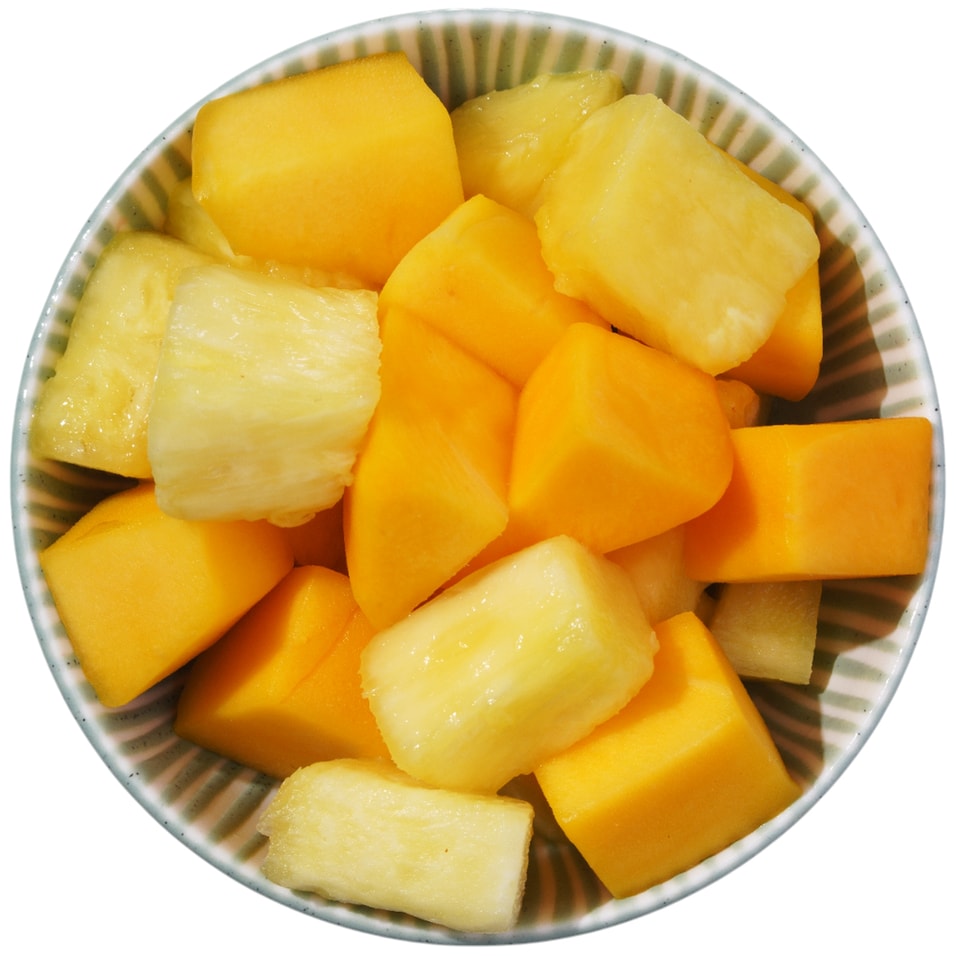 Микс фруктовый Оранжевая марка Манго  Ананас кусочками 140г