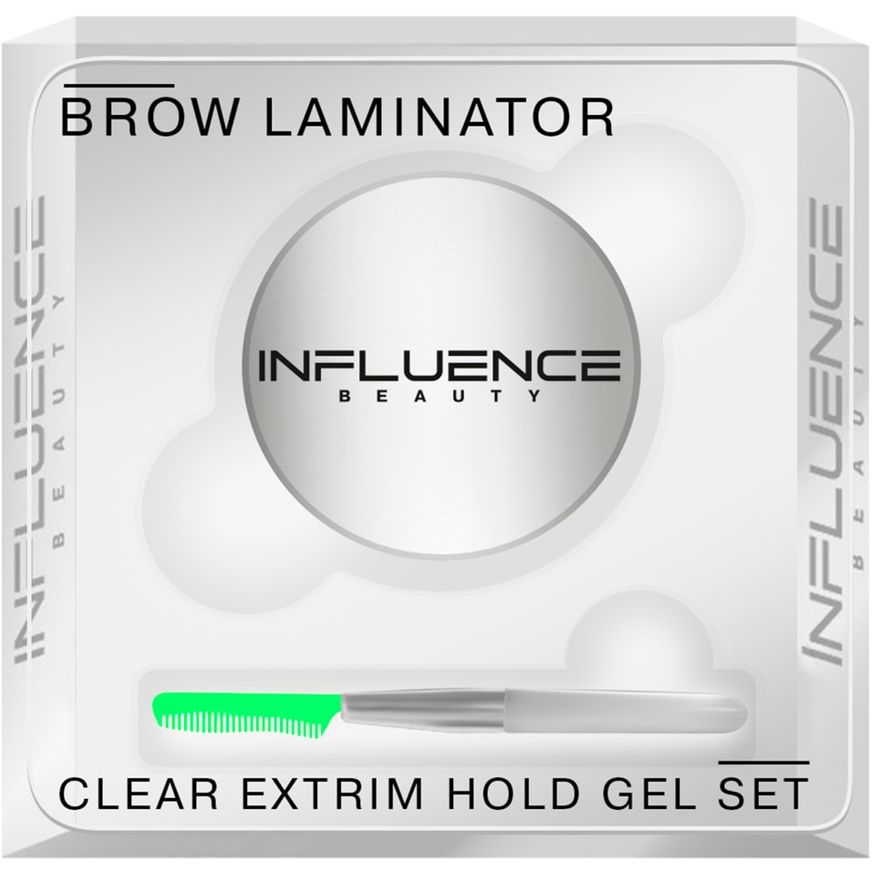 Гель для бровей Influence Beauty Brow Laminator фиксатор без утяжеления прозрачный 4.5г
