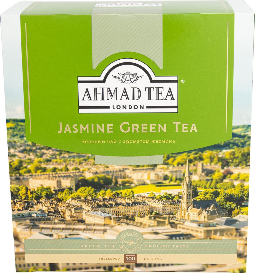 Отзывы о Чае зеленом Ahmad Tea с жасмином 100*2г