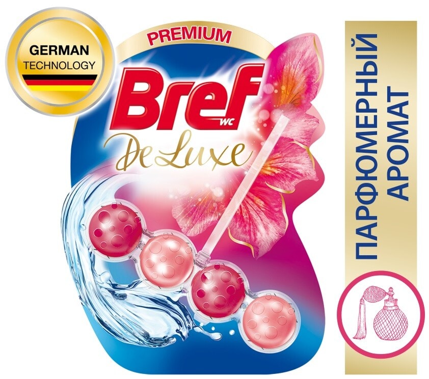 Средство чистящее для унитаза Bref DeLuxe Нежная Магнолия 50г 173₽