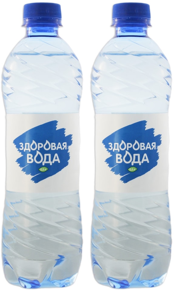 Вода Здоровая Вода питьевая негазированная 500мл