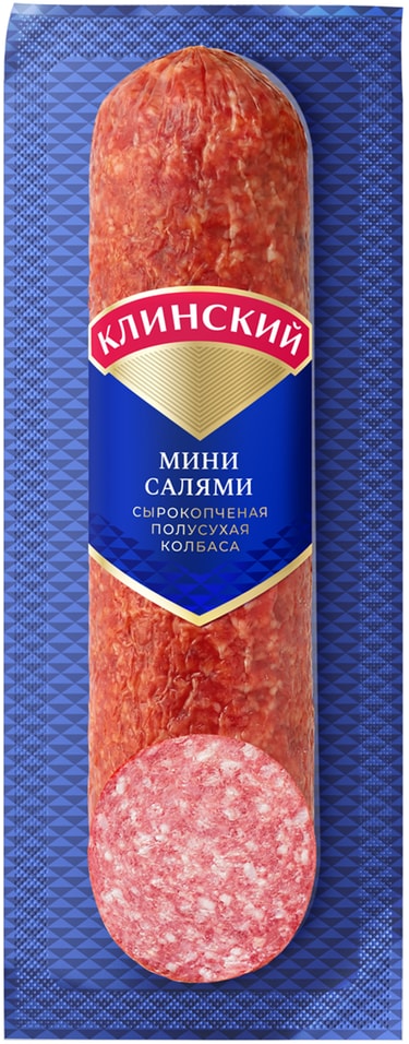 Колбаса Клинский Мини салями сырокопченая 300г