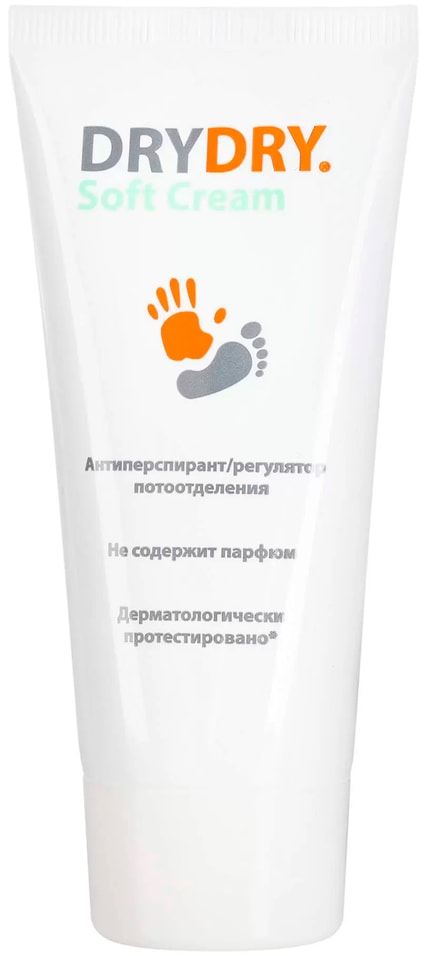Антиперспирант-крем для тела Dry Dry Soft Cream Регулятор потоотделения 50мл
