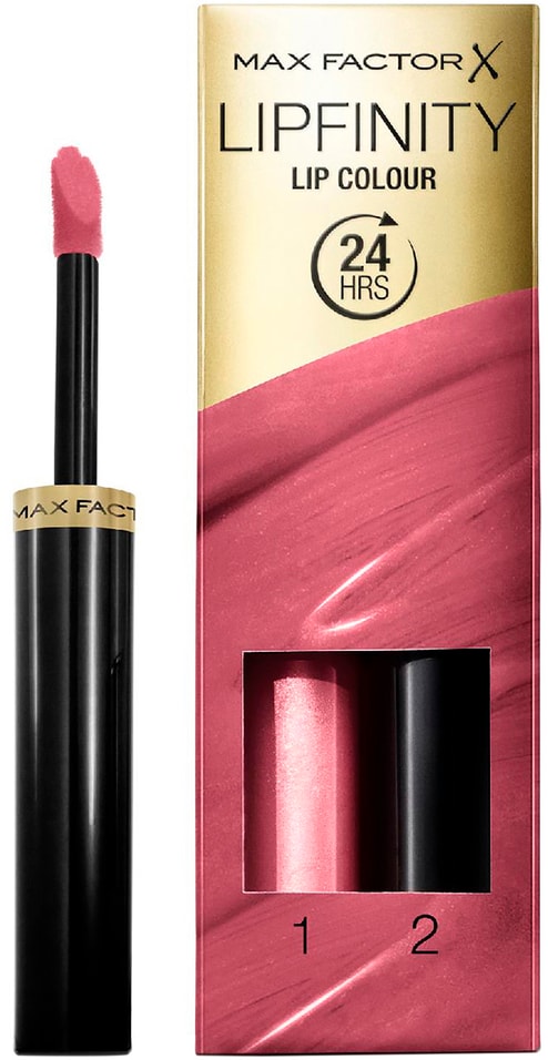 Помада для губ и увлажняющий блеск Max Factor Lipfinity Essential burgundy Тон 330 от Vprok.ru