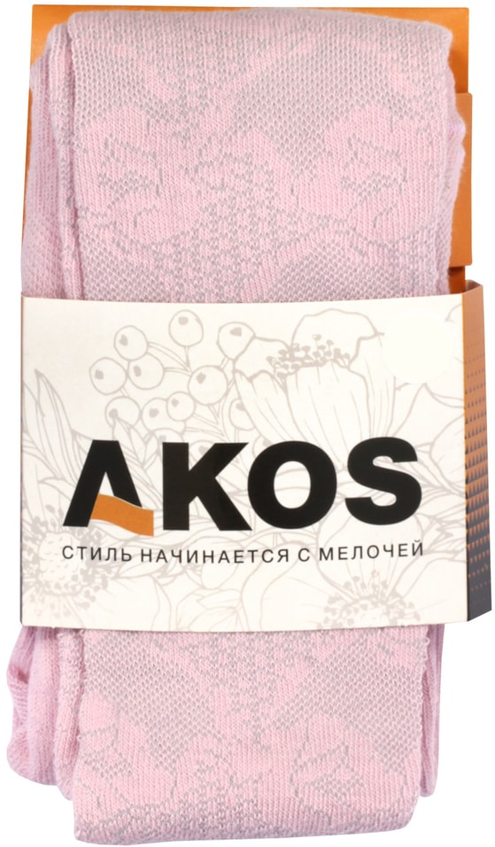 Колготки детские Akos розовый р.110-116